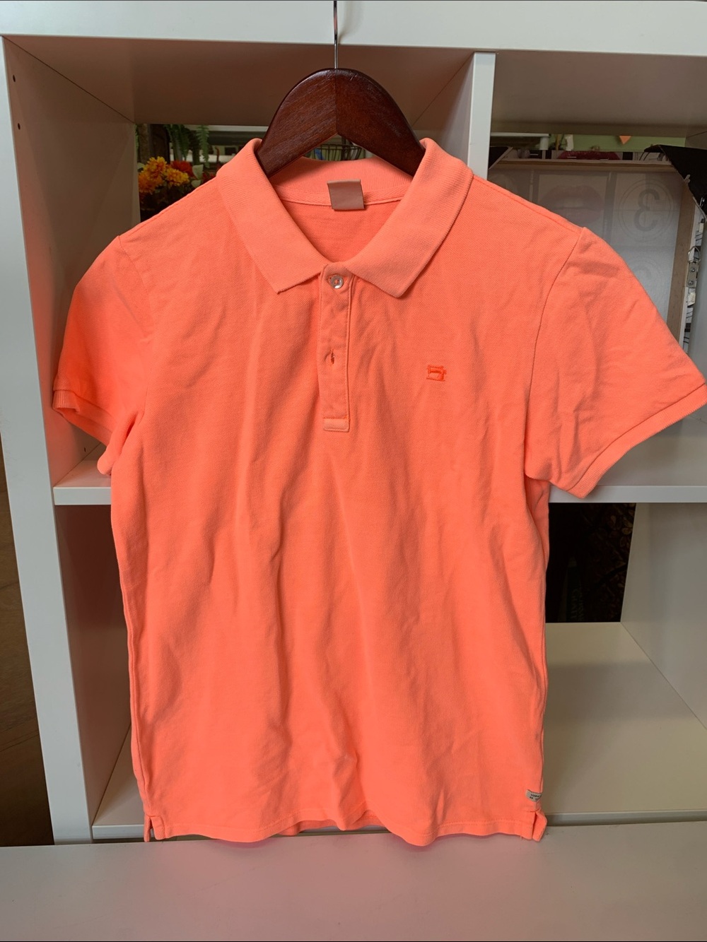 Scotch Shrunk Coral Orange Polo Tee